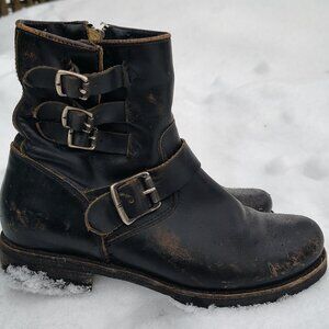 Black Boots Frye ankle Boots size 8.5B woman's/7man's